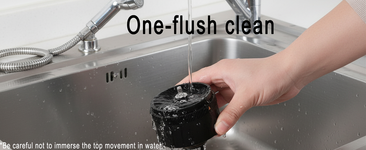 One-flush clean