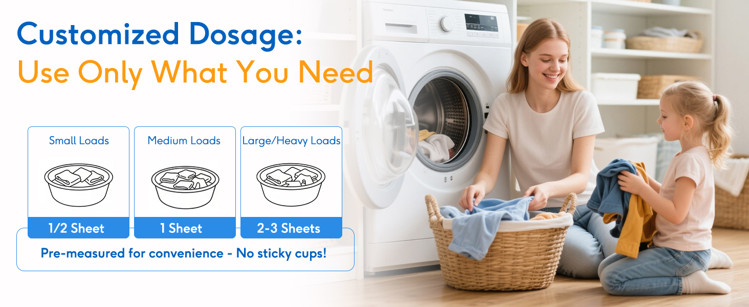 Laundry Detergent Sheets