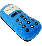 JJLFresheners Blue Pet Dog Puppy Funny Cellphone Shape Plush Doll Playing Training Chew Squeaky T...