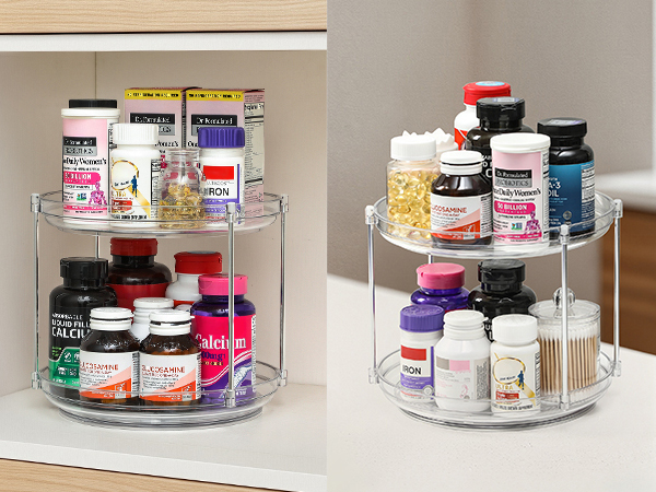 lazy susan turntable organizer