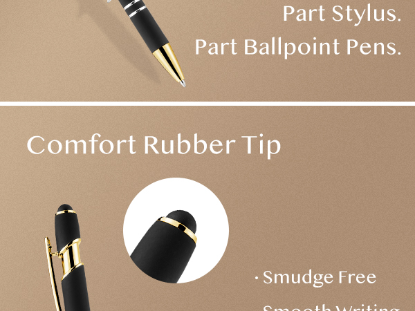 Pens Black Pens Ink Pens Ballpoint Pens Bulk Stylus Pen for Touchscreen Stylus Pen with Stylus Tip