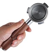KNODOS Bottomless Portafilter 54mm for Breville Barista Express, Pro, Touch, Bambino Plus Walnut ...