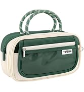 TOPBIDAI Large Pencil Case Pouch School Supplies for Girls Boy Women Men Adults, Big Pencil Bag w...