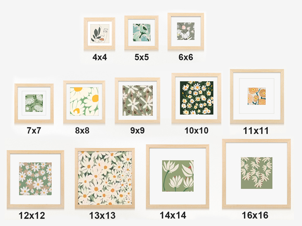 square picture fames