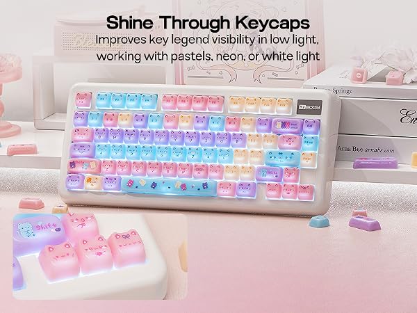 Meow Pudding Keycaps