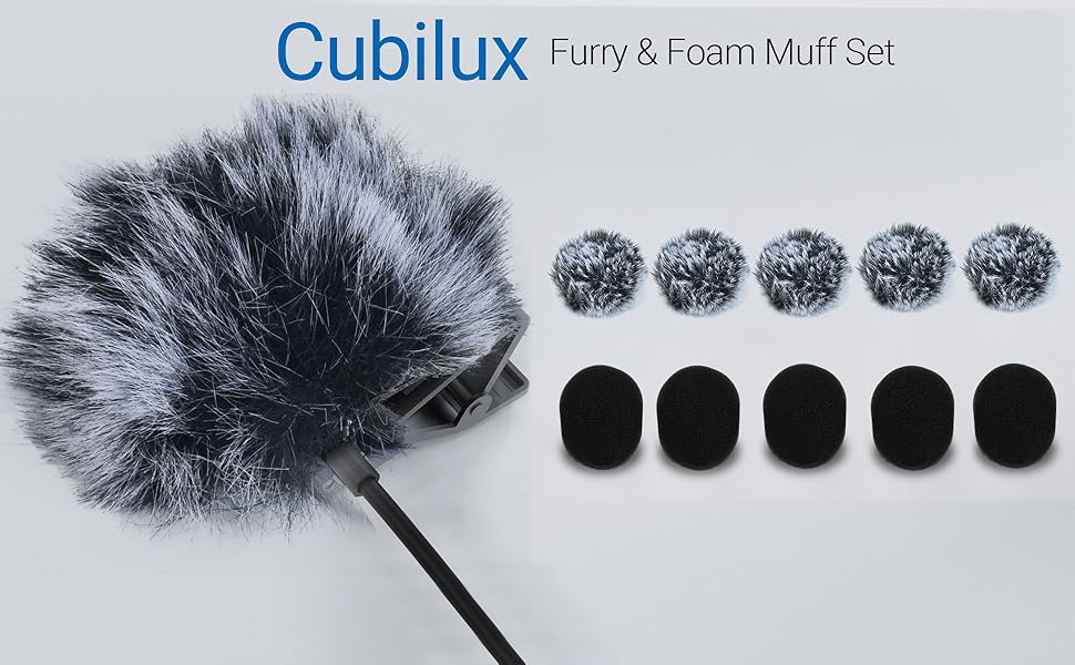 Cubilux Microphone Muffs Set