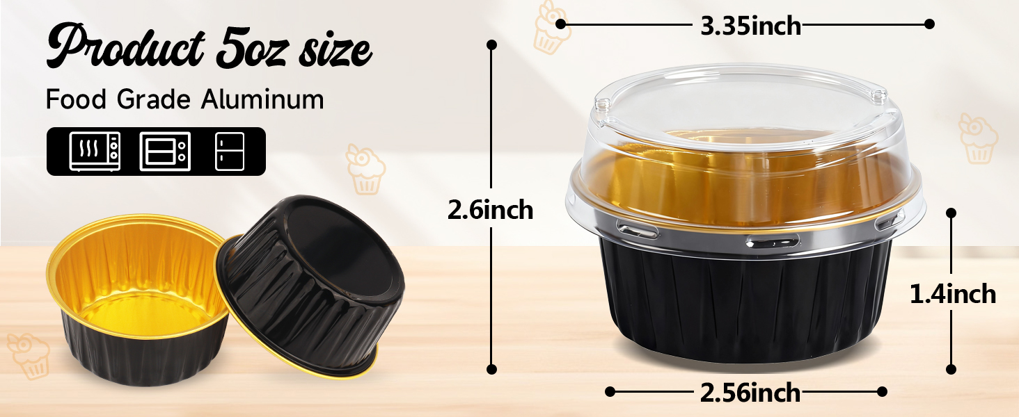 Round Mini Cake Pans with Lids