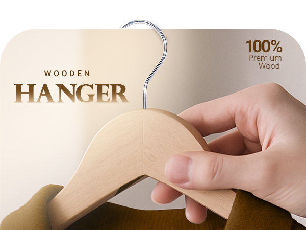wooden hanger natural