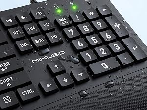 splash-resistant keyboard