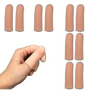 Gel Finger Protectors Finger Caps Silicone Fingertips Protection - Finger Cots Great for Trigger ...