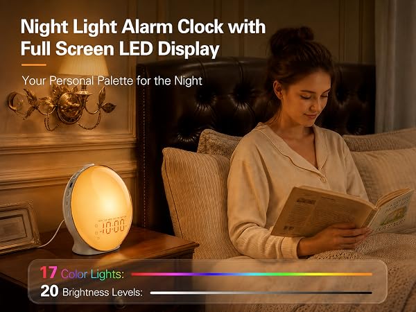 Night Light Alarm Clock