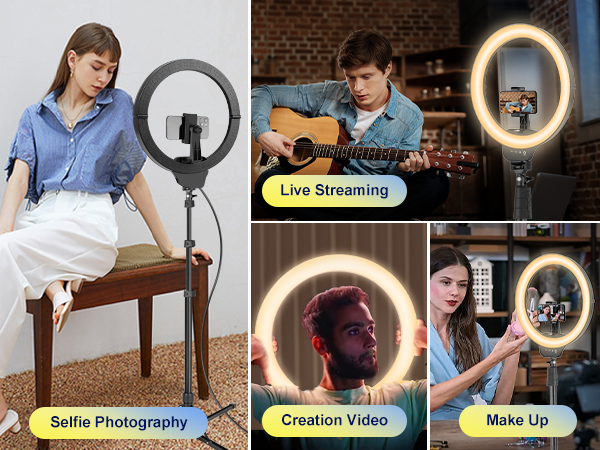 tripod for iphone with light