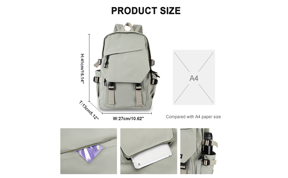 High School Middle Bookbag for Boy Girls