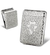 YUSUD Metal Cigarette Case, Vintage Cigarette Holder for Weed, Peaky Blinders Box for 16pcs 84mm ...