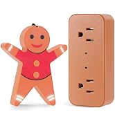 Remote Control Outlet for Christmas Gingerbread Man, Wireless Remote Switch, with Built-in Music ...