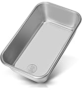 Ultra Cuisine Aluminum Loaf Pan for Baking Bread - 9.5x5 inch Loaf Pan, 1lb - Easy Clean, Quality...