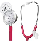Greater Goods Premium Dual-Head Clinical Grade Stethoscope for Doctors, Nurses, Students, Red
