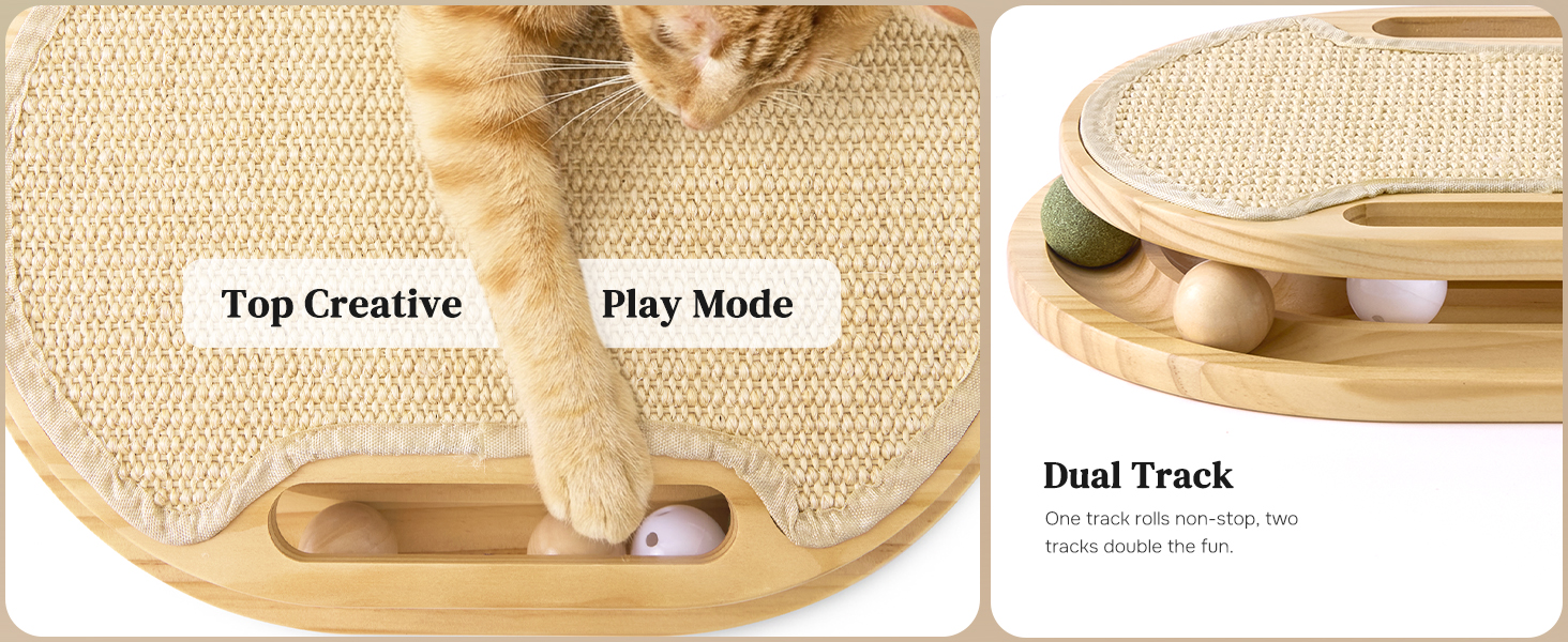 Cat Scratcher with Ball