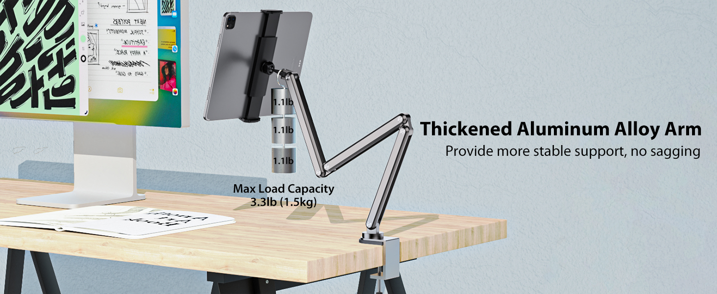Advanced Aluminum Alloy Foldable Arm Stand