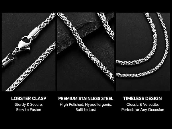 mens wheat chain