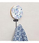 Indian Shelf 1 Piece Wood Boho Wall Hooks for Hanging Coats, Bags, Backpack Decorative Key Holder...