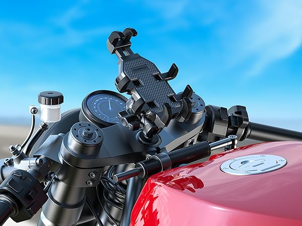 fork stem phone mount