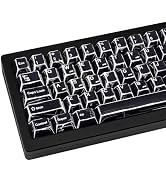GEKUCAP PBT Keycaps 136 Keys Manga Theme Custom Keycaps Set, Cherry Profile Dye-Sublimation Black...