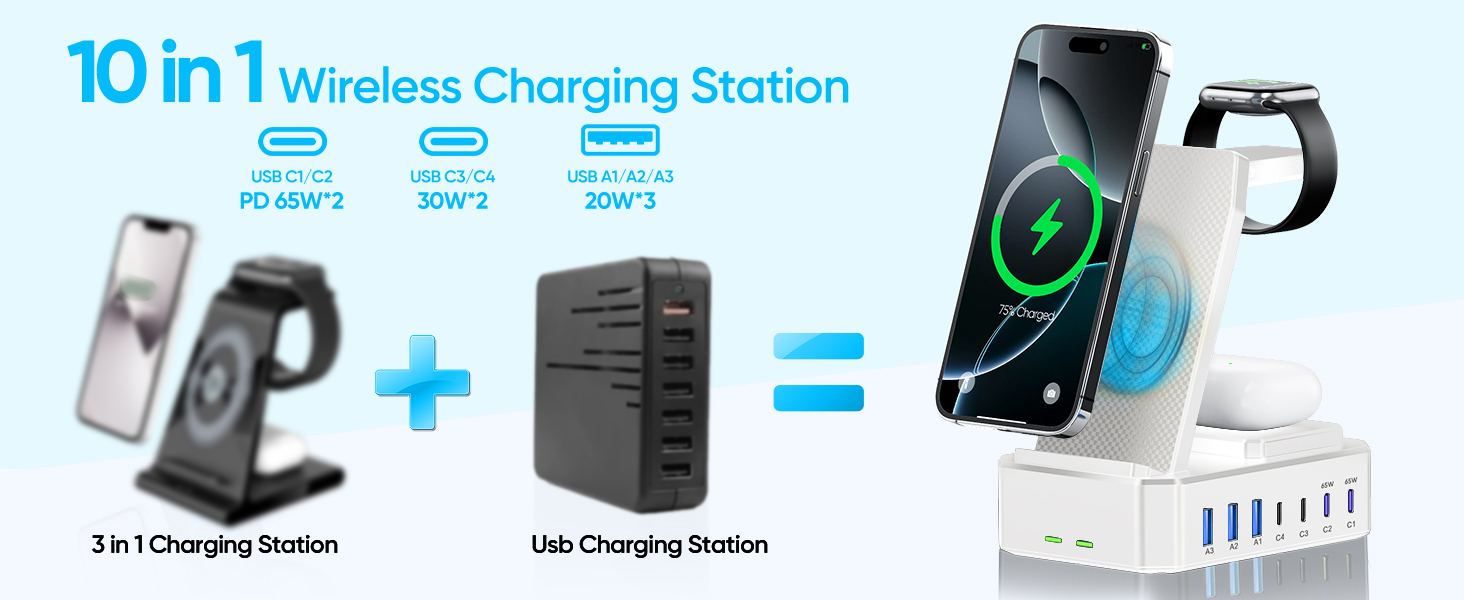 iphone and watch charging station