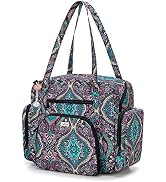 LoDrid Nurse Tote Bag with Padded Bottom, Nurse Utility Bag for Home Health, Nurse Work Tote Bag ...