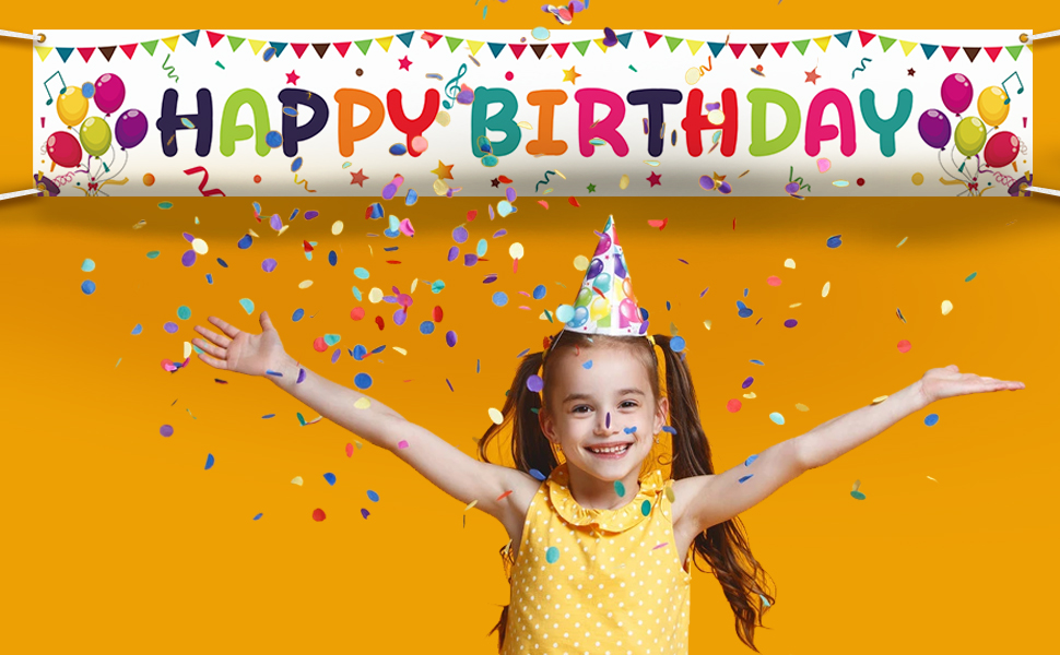 Happy birthday banner