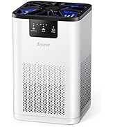 AROEVE Air Purifiers for Bedroom HEPA Air Purifier With Aromatherapy Function For Pet Smoke Polle...