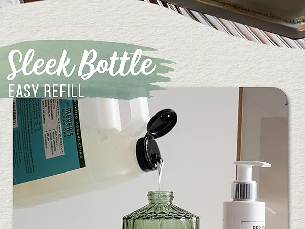 glass soap dispenser