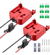 Kzreect 2 Pack for Power Wheel Adapter Compatible with Milwaukee 18V Battery, Converter Kit with ...