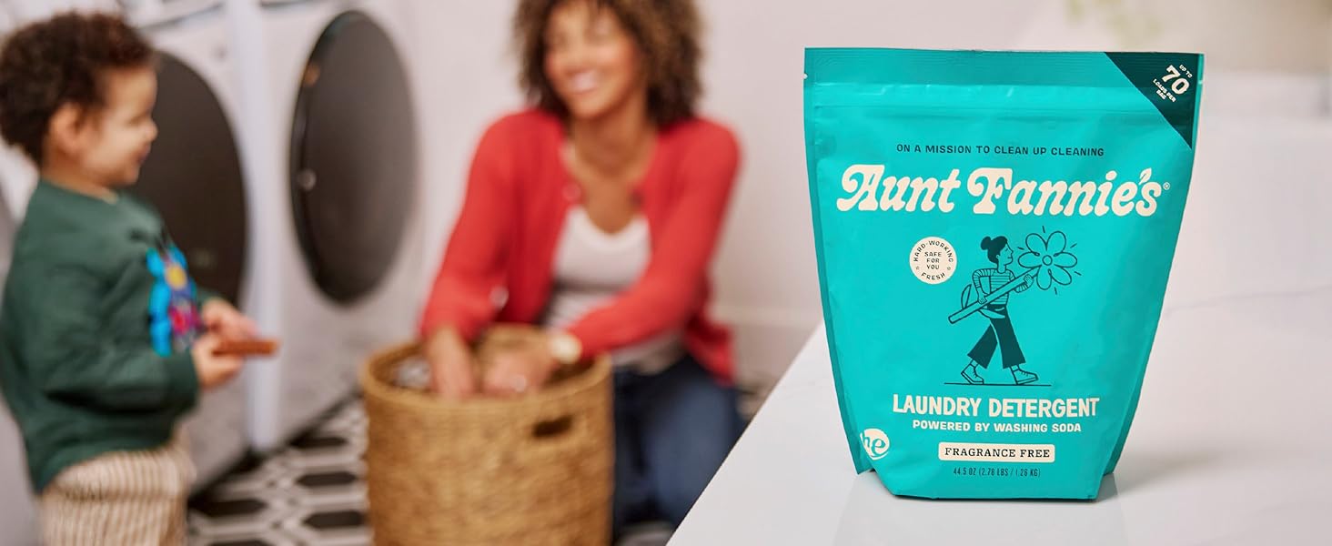 Just one scoop for a full load of laundry.