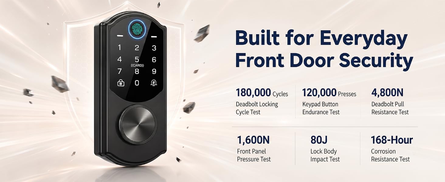 Easy Installation DIY Set Up Most Standard Front Doors