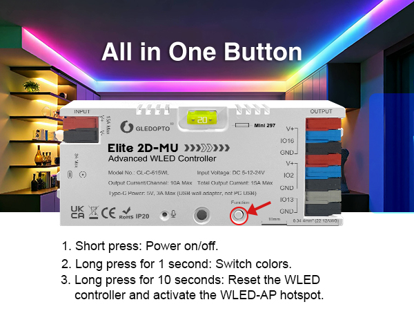 all in one button