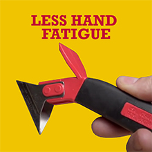 less hand fatigue