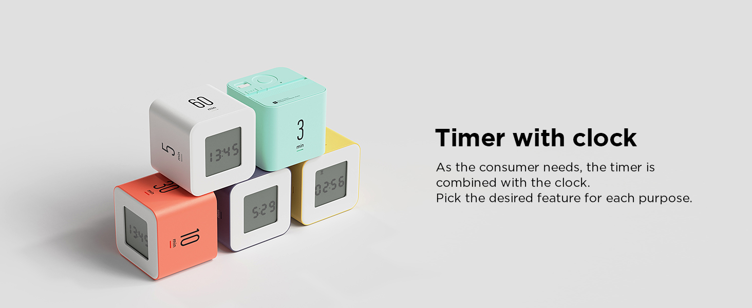 Timer with clock
