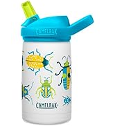 CamelBak Eddy+ Kids Insulated Stainless Steel Water Bottle with Bite Valve Straw, Leak-Resistant