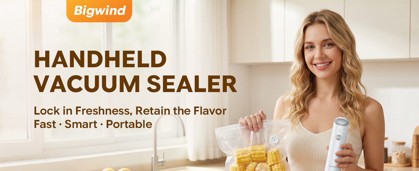 Compact Vacuum Sealer for Food