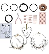 BoFUN Wreath Craft Kit for Teens& Adults Women, DIY Wire Wreaths Making Supplies for Outdoor Porc...