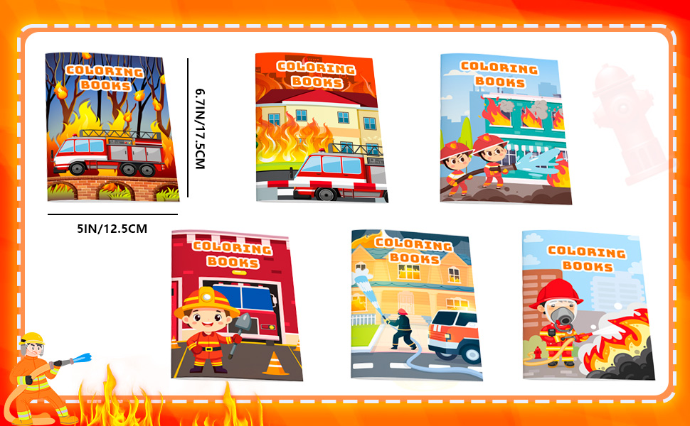fire truck coloring book