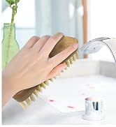 Lola Products Bamboo Scrub Brush Cleaning Sustainable Poly Bristles Recycled Soda/Water Bottles