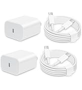 <2 Pack> for iPhone 15 Charger, iPad Charger with 6 FT USB C to C Fast Charger Cable Compatible w...