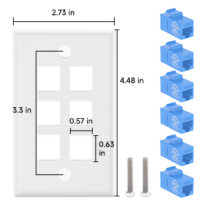 VCE Ethernet Wall Plate