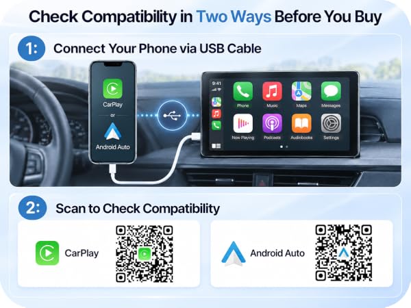 Wireless CarPlay dongle works with compatible vehicles that already support wired CarPlay.