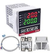 Twidec/MV100-B10 Digital Display PID Temperature Controllers Thermostat Regulator AC 85V - 265V M...