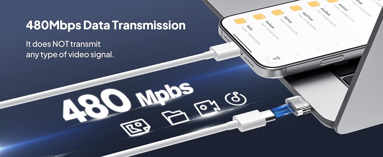 transparent usb to usb c adapter
