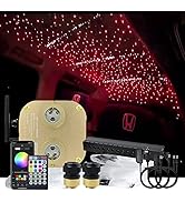 AKEPO Car Home 20W Dual Head Fiber Optic Lights RGBW Twinkle+Shooting Star Effect+APP+Music Mode ...