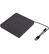 GOWENIC External DVD Drive Box, Detachable USB 3.0 USB 2.0 Laptop Optical Drive Enclosure, Portab...